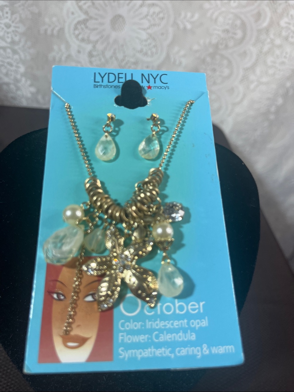 😻5for$15😻 Lydell NYC October Necklace and Earring Set NWT